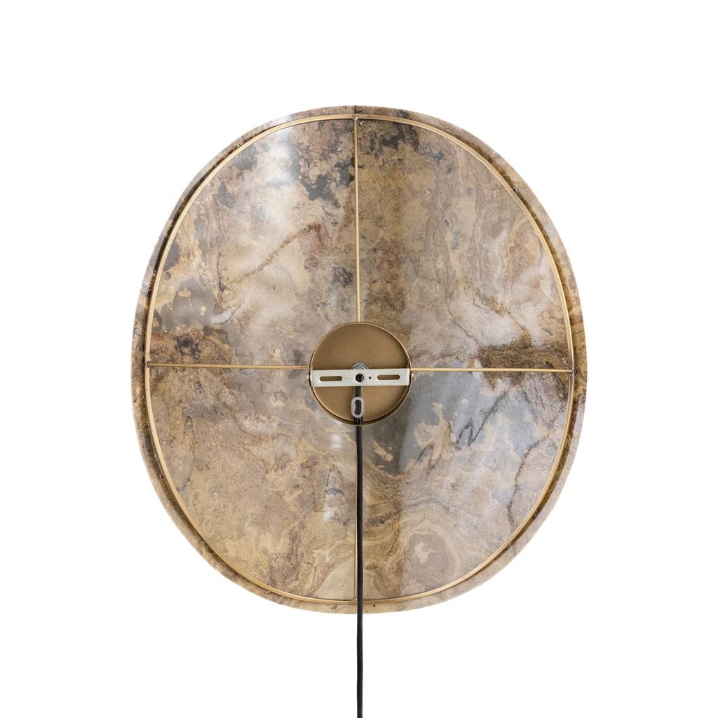 Kip Natuurstenen wandlamp groot by PTMD