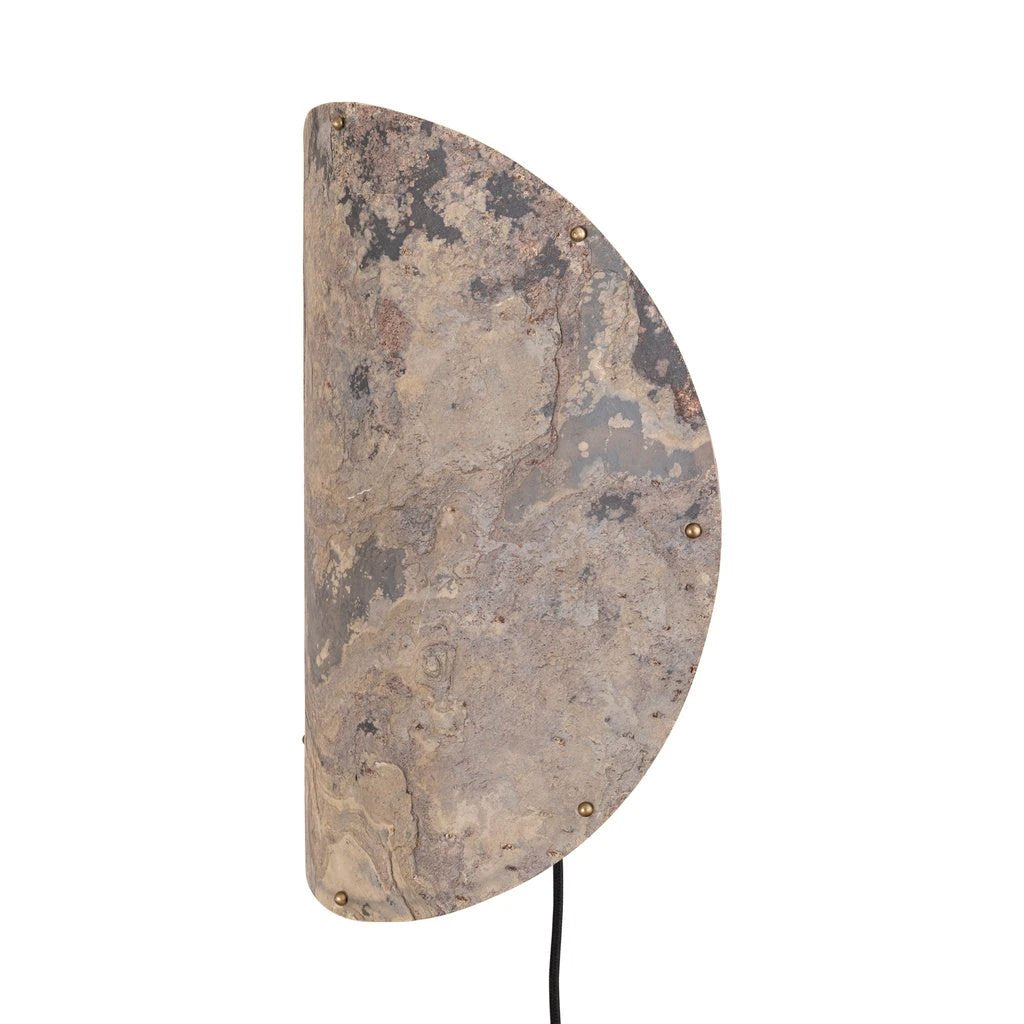 Kip Natuurstenen wandlamp groot by PTMD