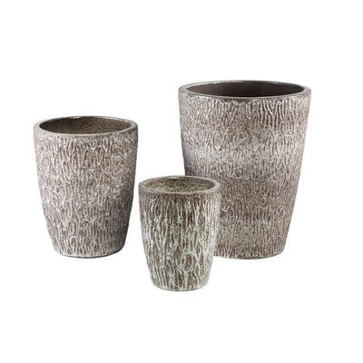 Ayli Pot Bruin - set van 3 by PTMD