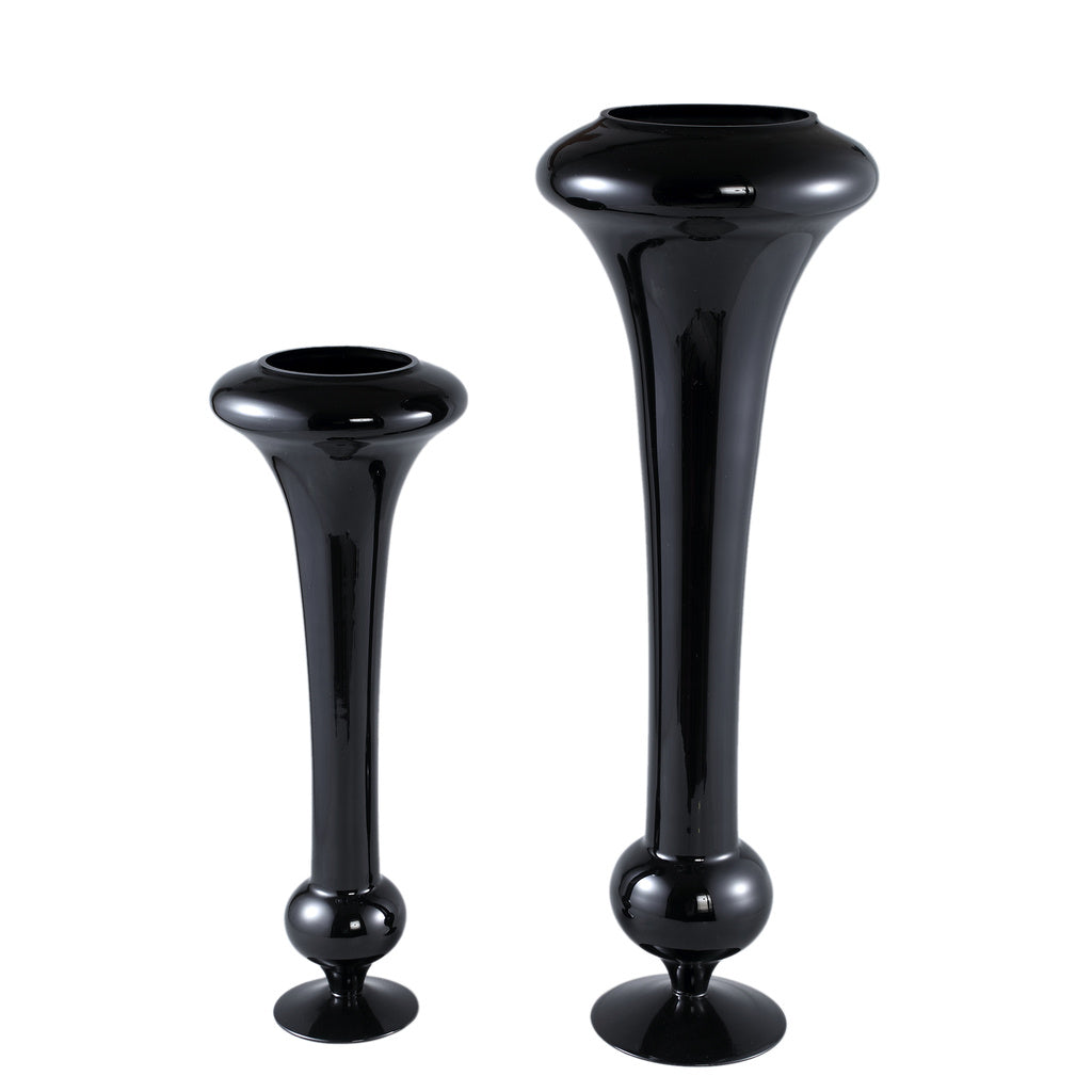 Keighla Vaas Zwart L - depauwwonen