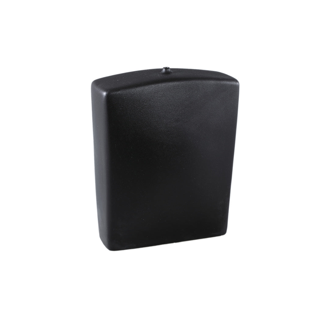 Janettee Zwarte rechthoekige keramische fles S - depauwwonen