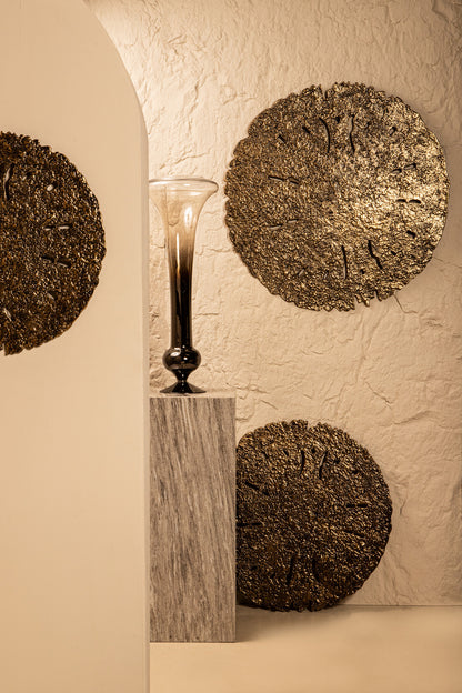 Sandee Gold gegoten aluminium wandpaneel zonnestraal S - depauwwonen