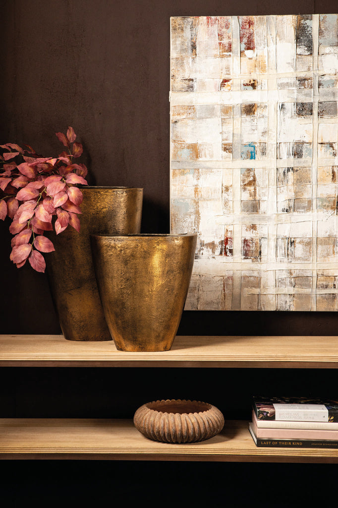 Qasem Pot Brass hoog - depauwwonen