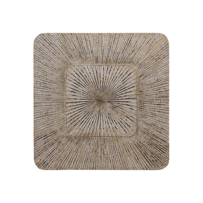 Dishita Cream vierkante MDF wandpaneel geribbeld klein - depauwwonen