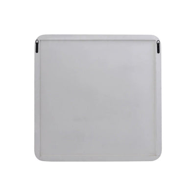 Dishita Cream vierkante MDF wandpaneel geribbeld klein by PTMD