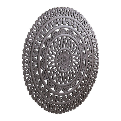 Farris Brown ronde MDF wandpaneel gesneden L by PTMD