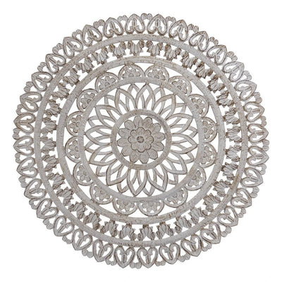 Farris Cream ronde mdf wandpaneel gesneden L by PTMD