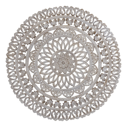 Farris Cream ronde mdf wandpaneel gesneden L - depauwwonen