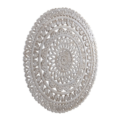 Farris Cream ronde mdf wandpaneel gesneden L - depauwwonen