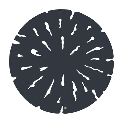 Bonte Bruine MDF wandpaneel gegolfd uitgesneden rond L - depauwwonen