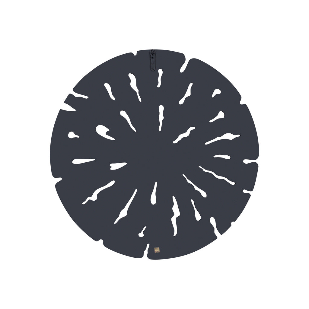 Bonte Bruine MDF wandpaneel gegolfd uitgesneden rond S - depauwwonen