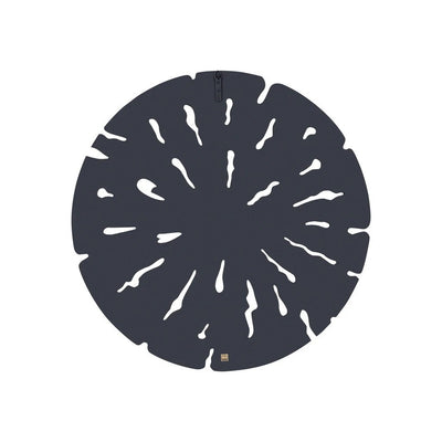 Bonte Bruine MDF wandpaneel gegolfd uitgesneden rond S by PTMD