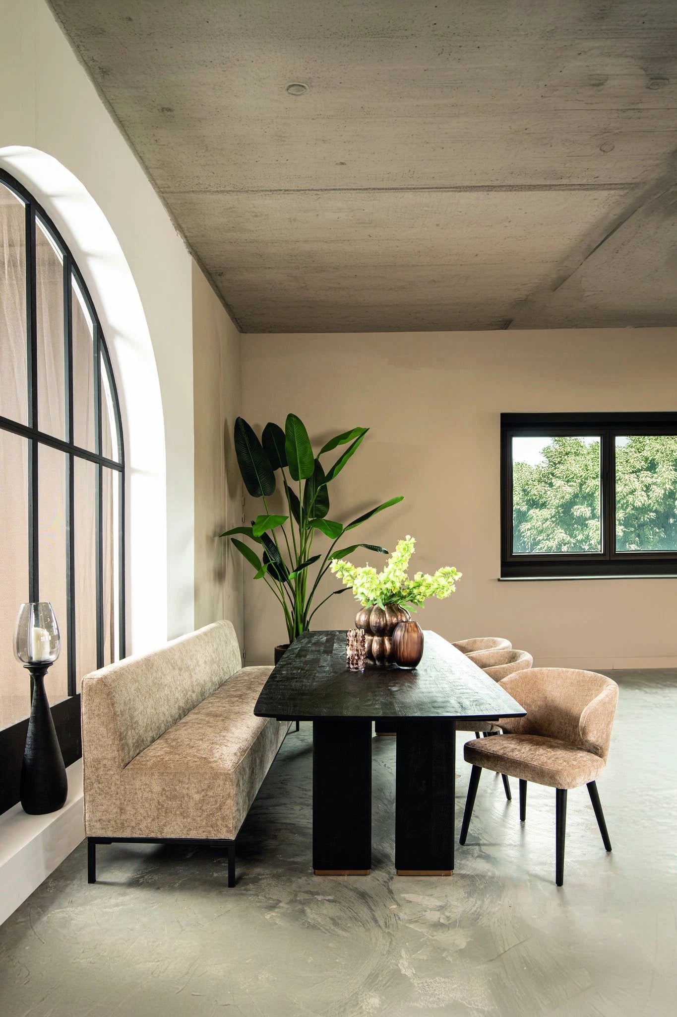 Xania eetbank zonder armleuning 240cm by PTMD