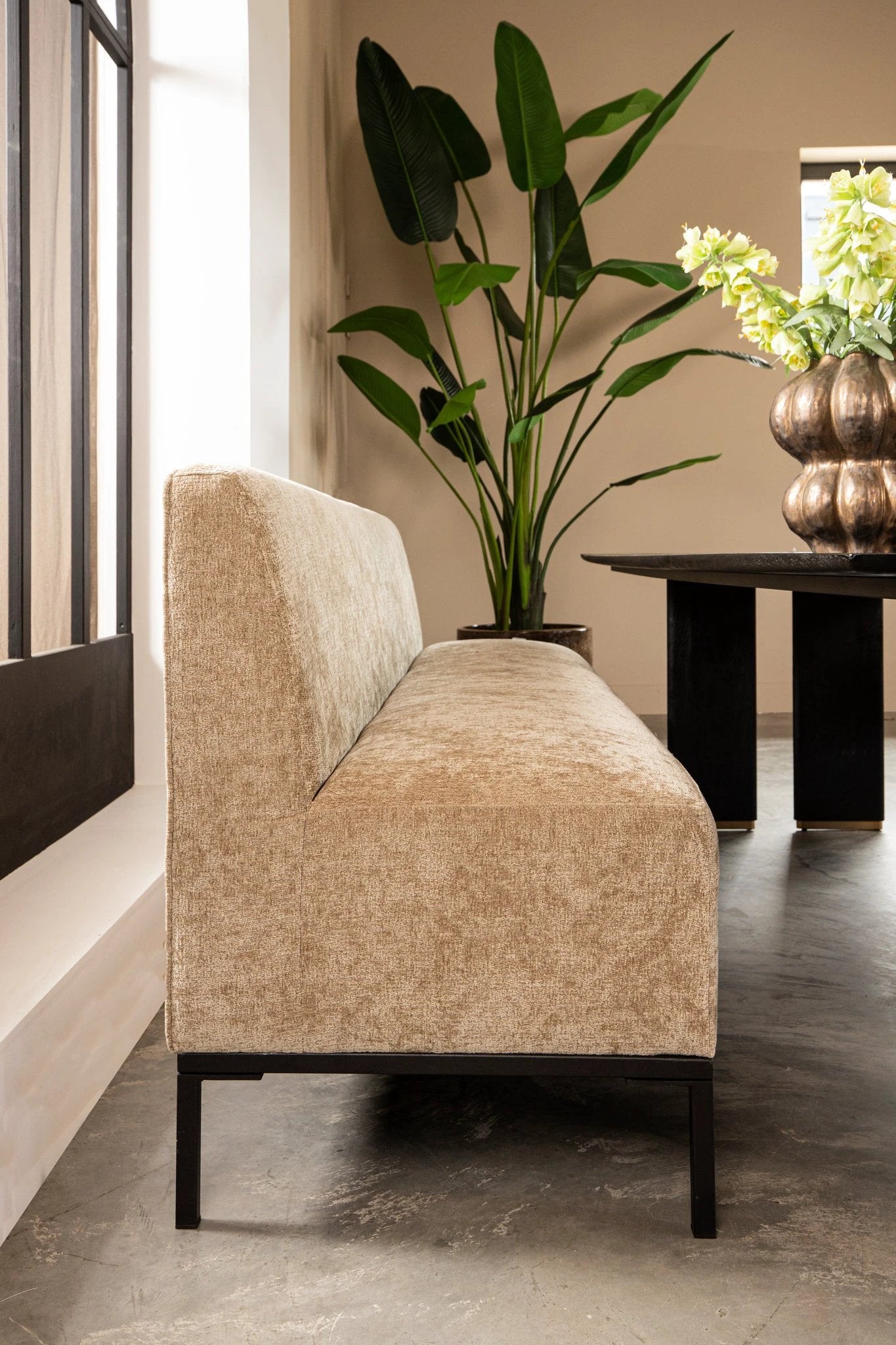 Xania eetbank zonder armleuning 240cm by PTMD