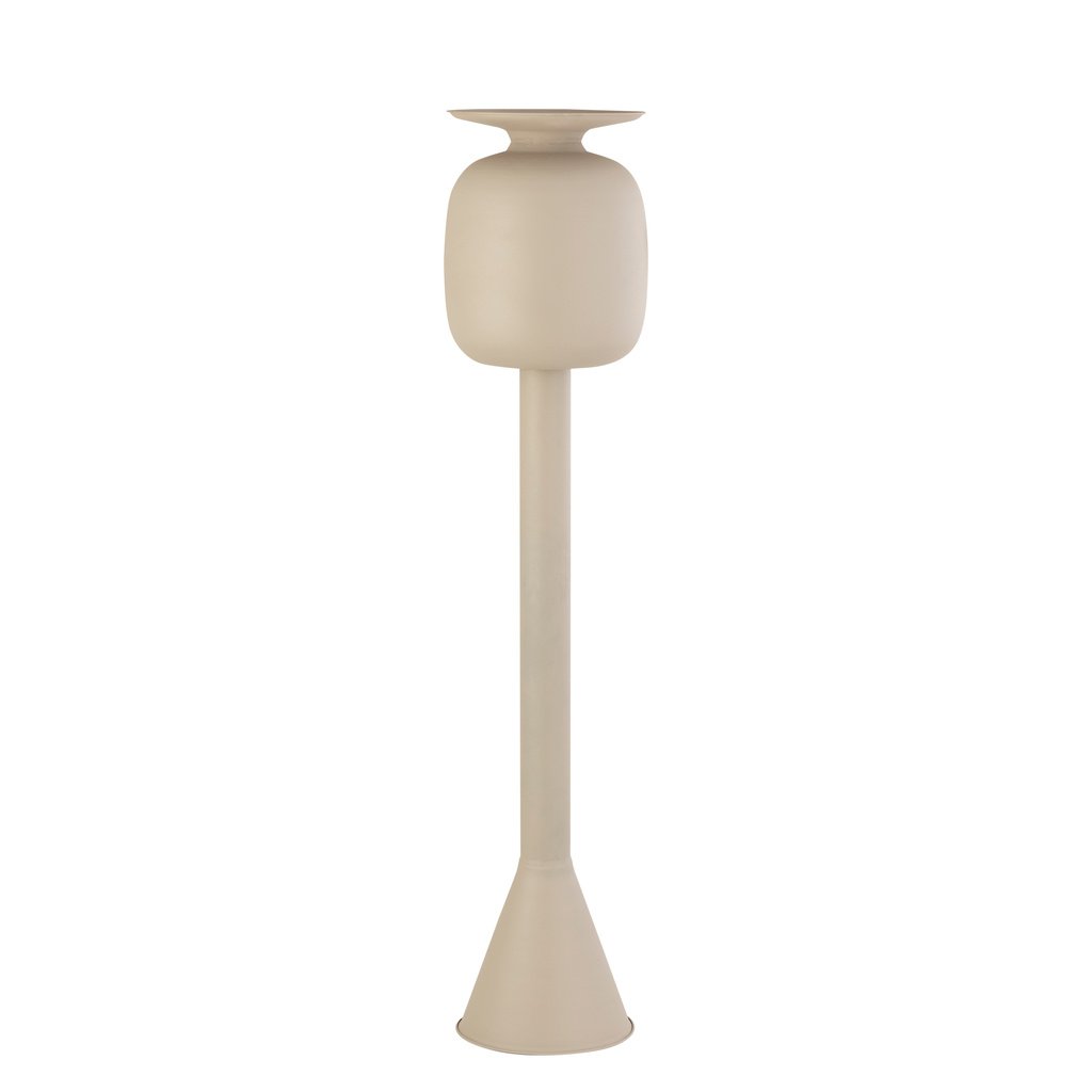 Dainah Roomijzeren pot op lange basis groot - depauwwonen