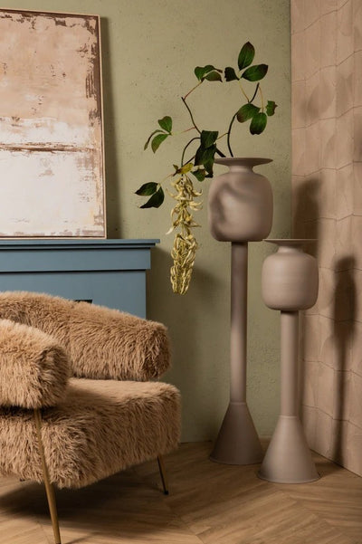 Dainah Roomijzeren pot op lange basis groot by PTMD