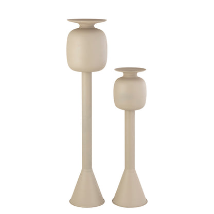 Dainah Roomijzeren pot op lange basis groot - depauwwonen