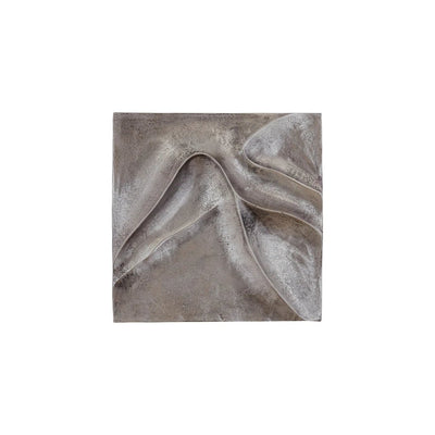 Gihan Nickle gegoten aluminium wandpaneel met golflijnen S by PTMD