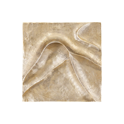 Gihan Gold gegoten aluminium wandpaneel golflijnen M - depauwwonen