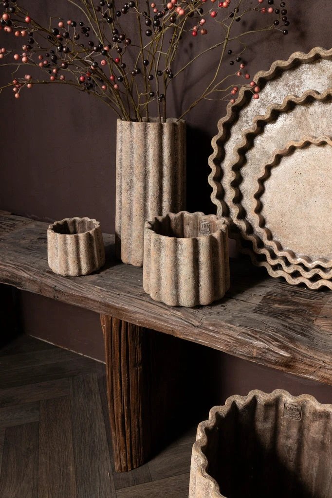 Jaydean Cementen Pot Hoog L by PTMD