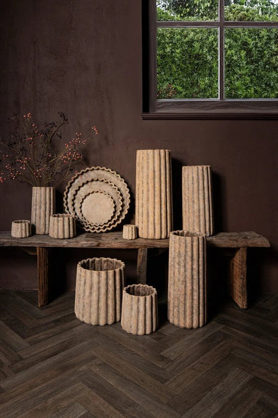 Jaydean Cementen Pot Hoog L by PTMD