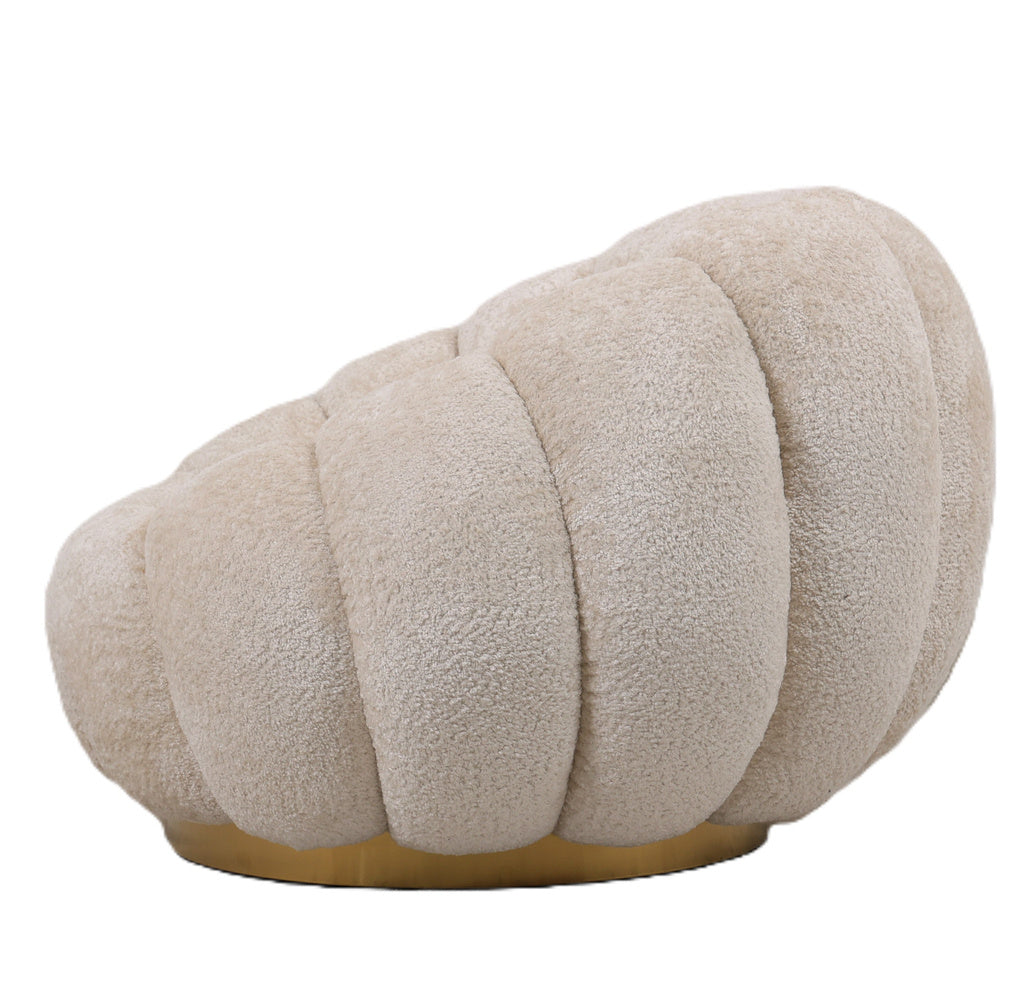 Daisy Fauteuil Cream met draaivoet - depauwwonen