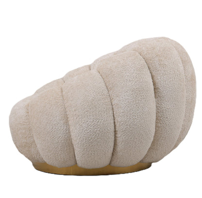 Daisy Fauteuil Cream met draaivoet - depauwwonen