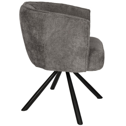 Eetkamerstoel Como draaibaar - steen grijs - depauwwonen