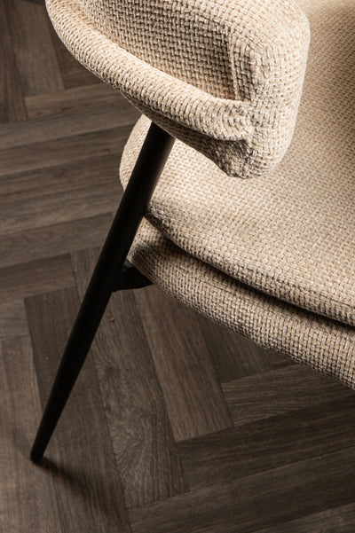 Eetkamerstoel Helsinki Cream (set van 2) by PTMD