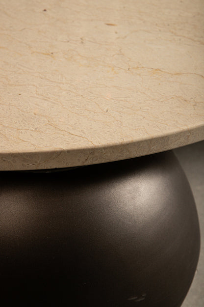 Skippy salontafel beige marmer - depauwwonen