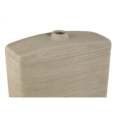 Janettee Beige rechthoekige keramische fles S by PTMD