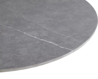 Anna Bronze Metal Sidetable with ceramic top by PTMD