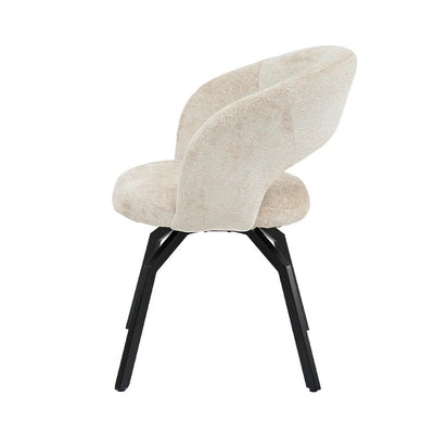 Aranea Eetkamerstoel beige (set van 2) by PTMD