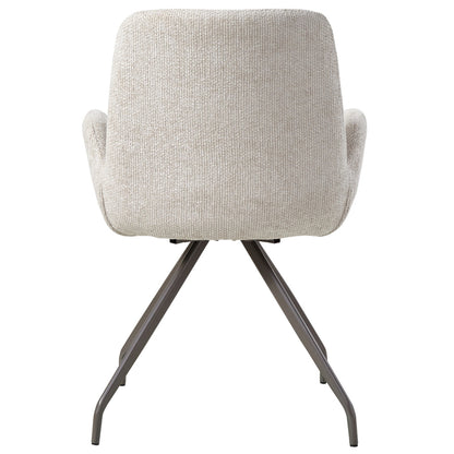 Athena Cream eetkamerstoel creme (set van 2) - depauwwonen