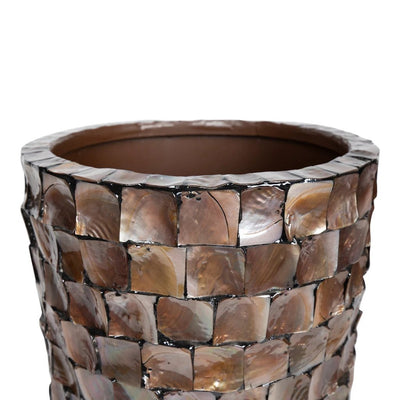 Daven Bronzen poly shell pot rond hoog M by PTMD