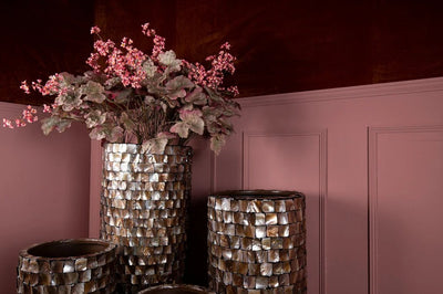 Daven Bronzen poly shell pot rond hoog XL by PTMD