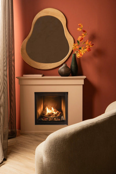 Barragh Natuurlijke Massief Houten Organische Spiegel by PTMD