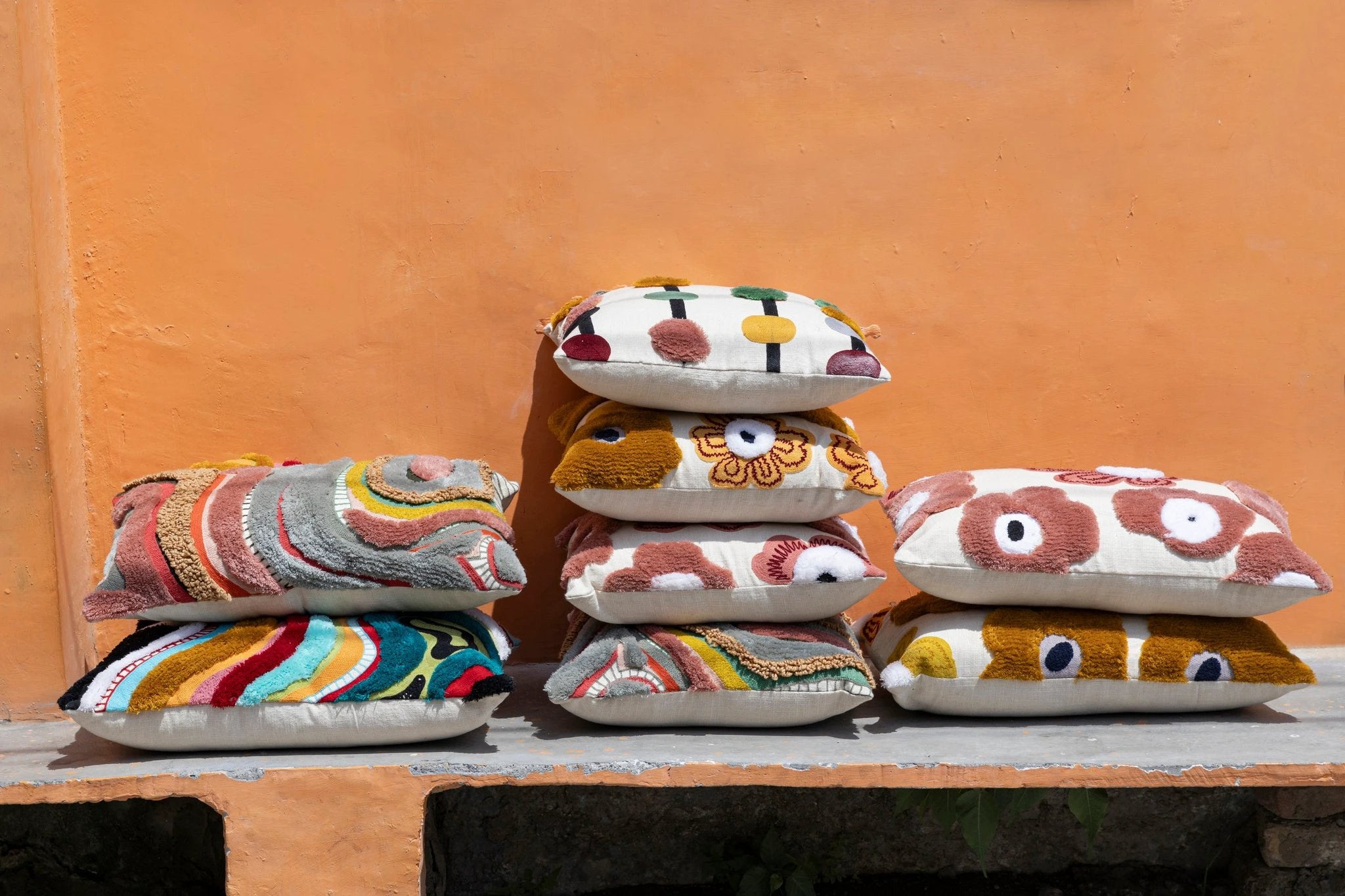 Bethanie Gele Vierkante Kussens by PTMD