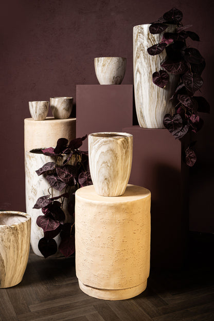 Chandar Cream MgO Ronde Bijzettafel - depauwwonen