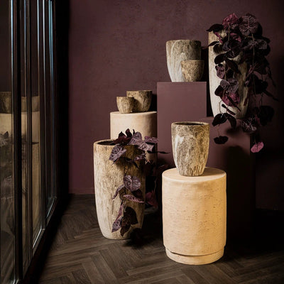 Chandar Cream MgO Ronde Bijzettafel by PTMD