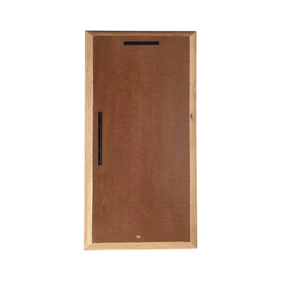 Chevar Natuurlijke eikenhouten spiegel Rechthoek L by PTMD