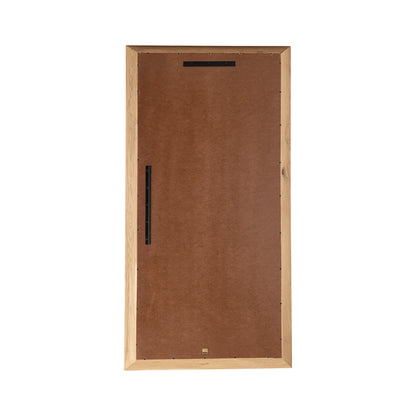 Chevar Natuurlijke eikenhouten spiegel Rechthoek L - depauwwonen