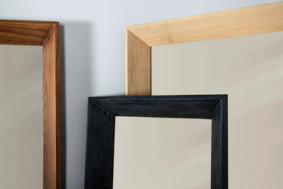 Chevar Natuurlijke eikenhouten spiegel Rechthoek L by PTMD