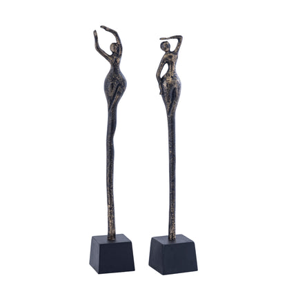 Ciwan Antieke Bronzen Gegoten Vrouwenstandbeeld B - depauwwonen