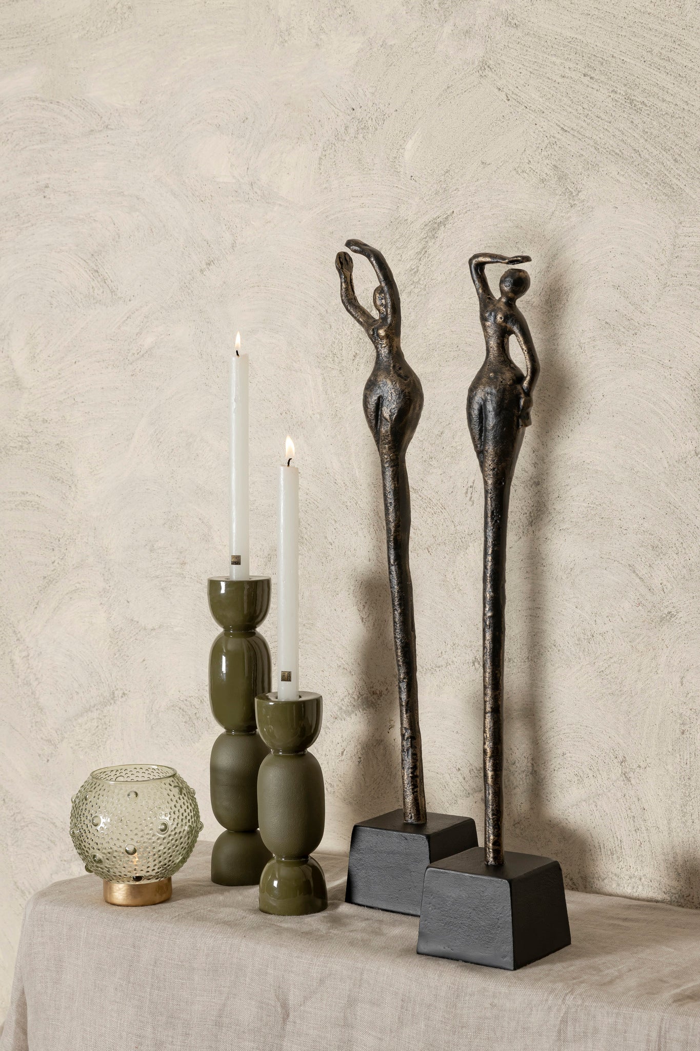 Ciwan Antieke Bronzen Gegoten Vrouwenstandbeeld B - depauwwonen