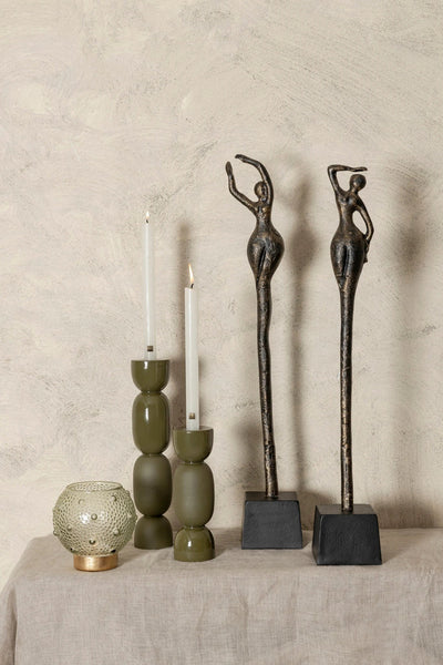 Ciwan Antieke Bronzen Gegoten Vrouwenstandbeeld B by PTMD