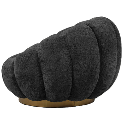 Daisy Fauteuil Antraciet met draaivoet by PTMD