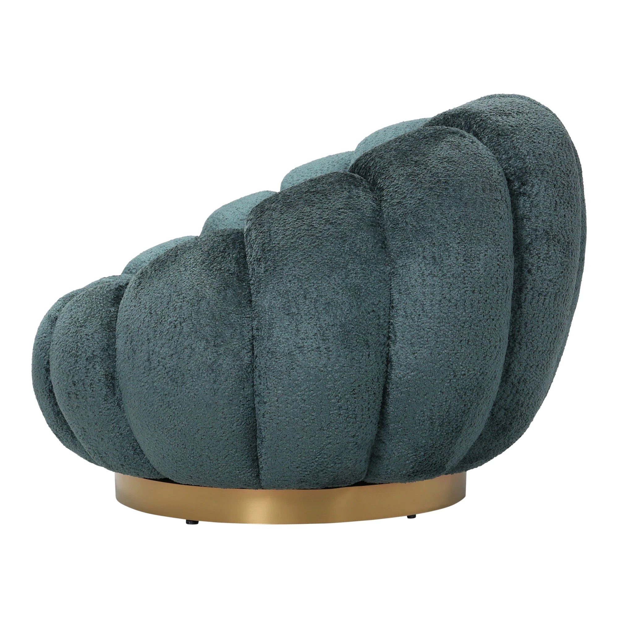 Daisy Fauteuil Teal met draaivoet by PTMD