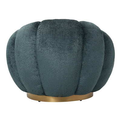 Daisy Fauteuil Teal met draaivoet by PTMD
