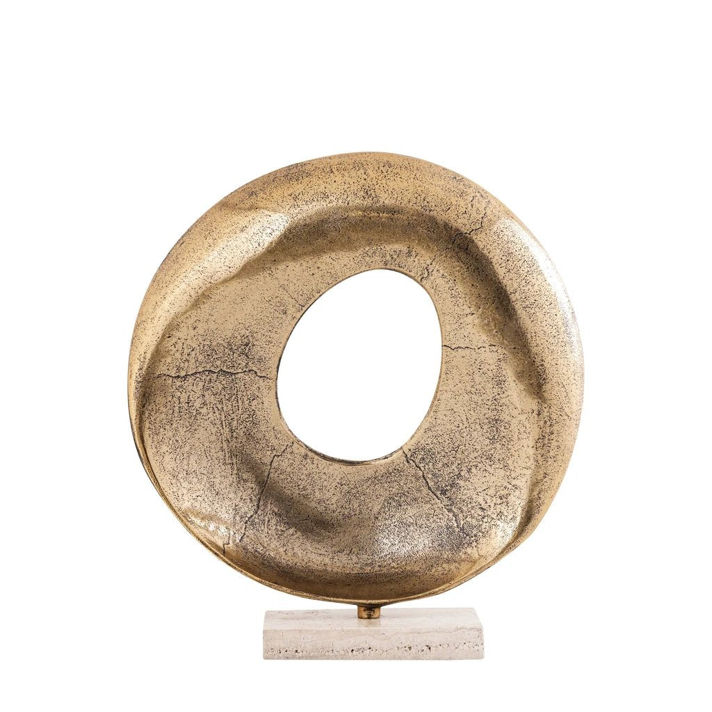 Daweson Messing Gegoten Aluminium Standbeeld by PTMD